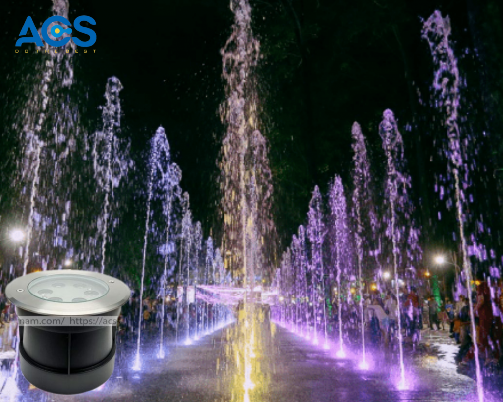Underwater Pool Light: Giải pháp tối ưu cho nhạc nước nghệ thuật Ứng dụng thực tiễn của Underwater Pool Light
