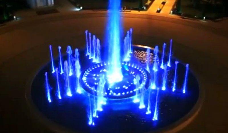 Ứng dụng đèn đài phun nước trong hệ thống nhạc nước công nghệ cao