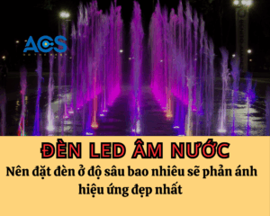 Nên đặt đèn LED ở độ sâu bao nhiêu để ánh sáng phản chiếu đẹp nhất?