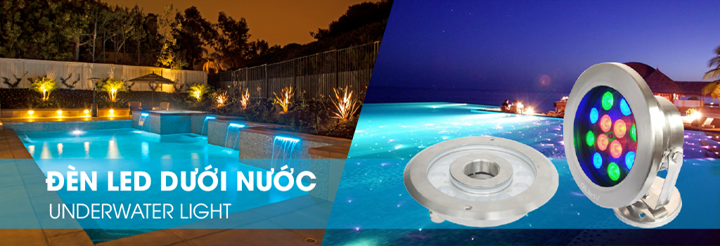 Đèn led âm nước RGB - Giải pháp chuyên dụng cho nhạc nước Đèn led âm nước RGB trong dự án cảnh quan đô thị và khu nghỉ dưỡng