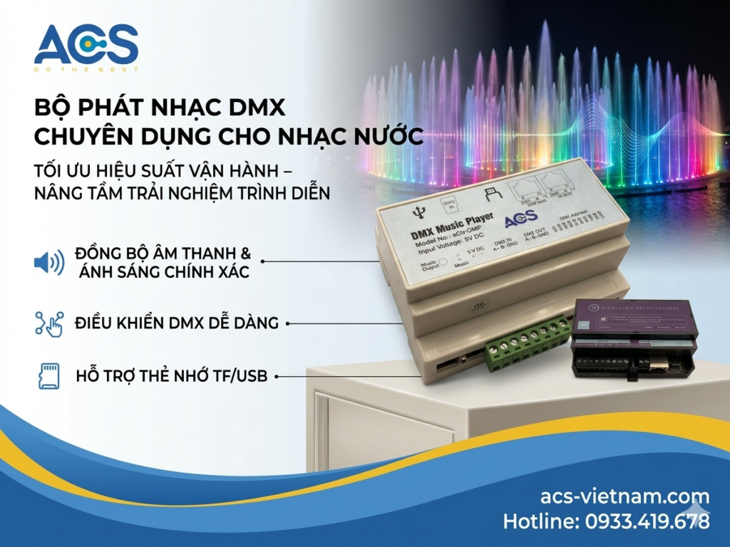 Đặc điểm nổi bật của bộ phát nhạc chuyên dụng Tối ưu hiệu suất vận hành và nâng tầm trải nghiệm trình diễn