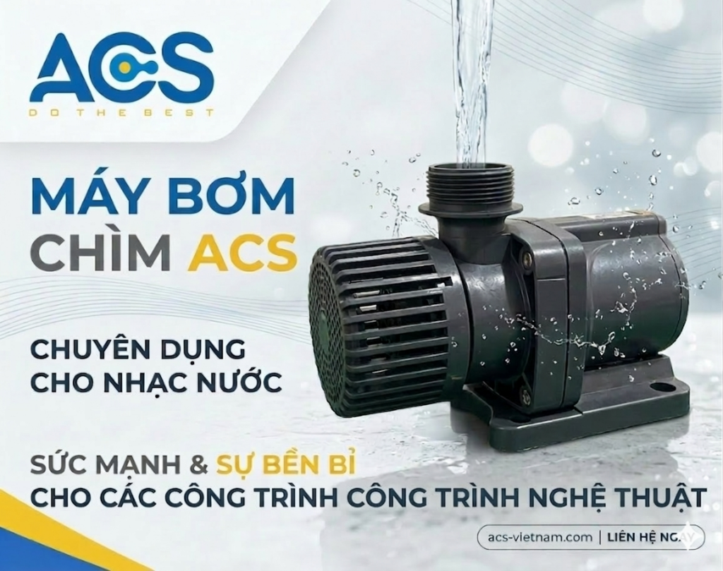 Máy bơm nhạc nước – Thiết bị quan trọng trong hệ thống 