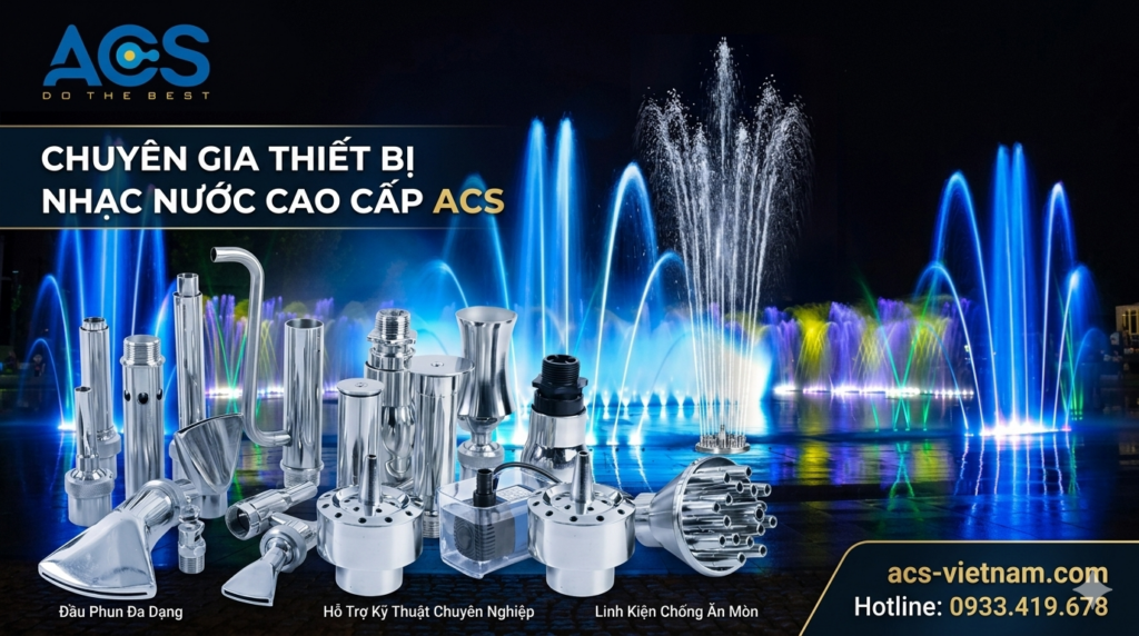 Dựa vào yếu tố nào để báo giá thiết bị nhạc nước?