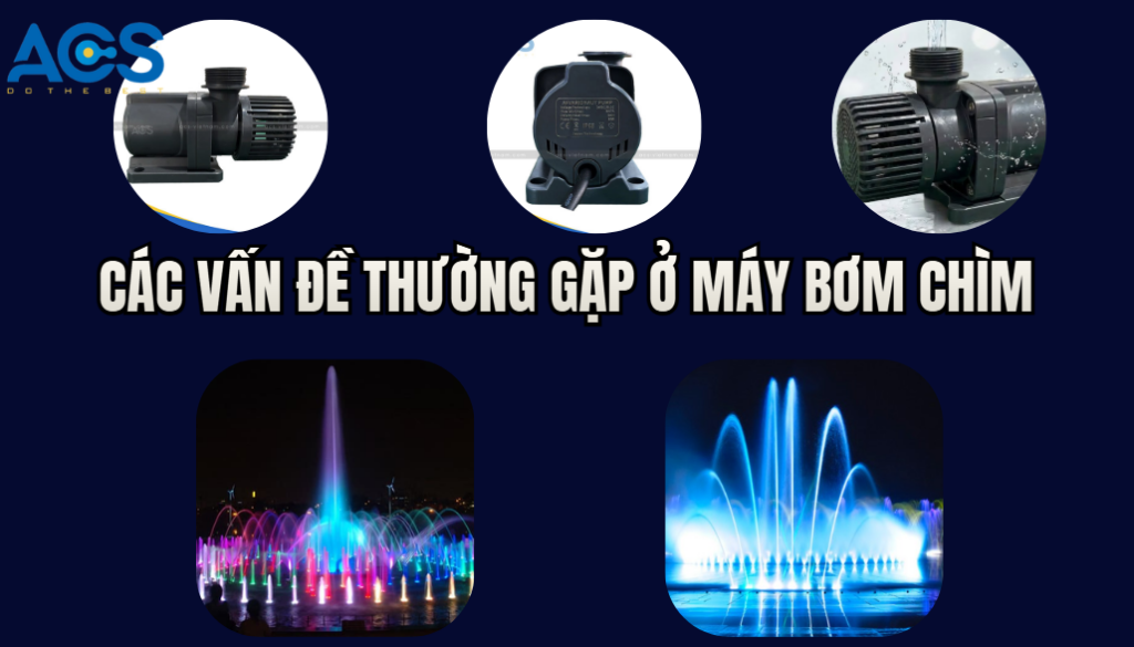 5 vấn đề thường gặp ở máy bơm nhạc nước