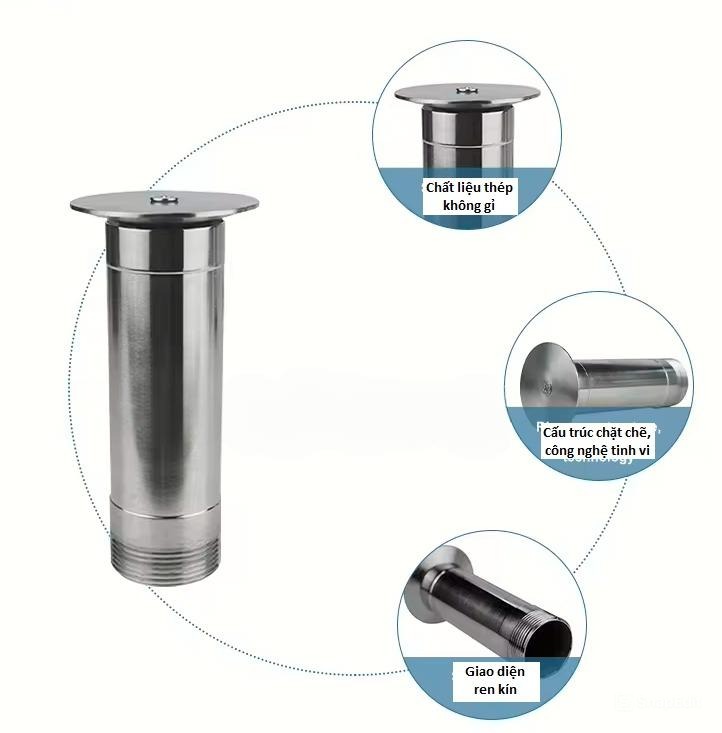 Vòi phun nước dạng hoa loa kèn - Hiệu ứng ấn tượng trong nhạc nước Cấu tạo chi tiết và nguyên lý tạo hình tia nước