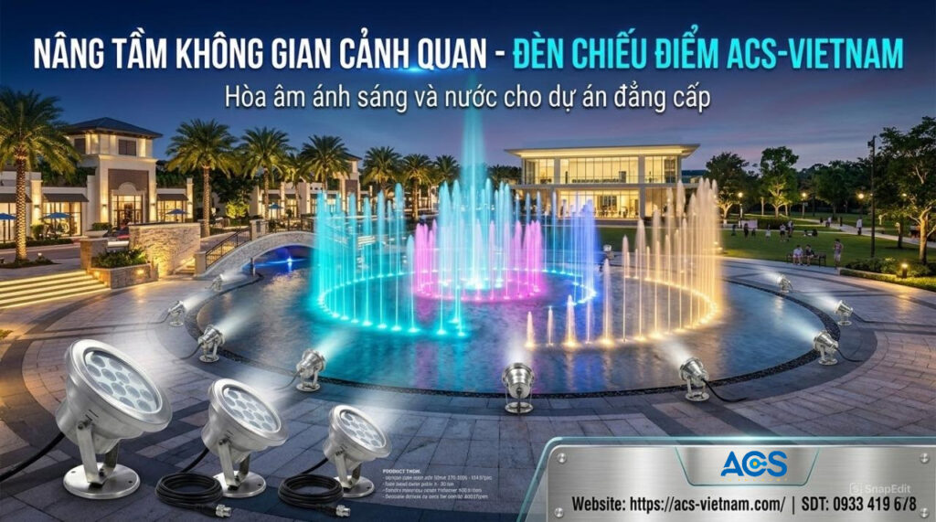 Vai trò của đèn chiếu điểm trong thiết kế hệ thống trình diễn